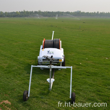 Machine d&#39;irrigation à enrouleur de tuyau d&#39;arrosage agricole